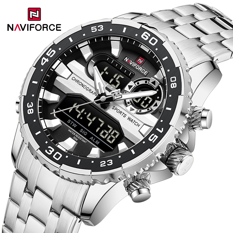 Citizen Watch Tsuyosa - นาฬิกาผู้ชาย NAVIFORCE Original TREND ยี่ห้อจอแสดงผล LCD