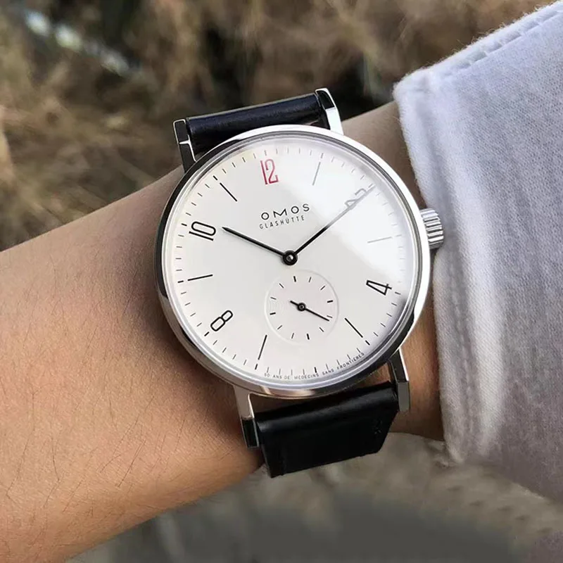 Seiko Watch Presage - นาฬิกาข้อมือผู้ชายแบบกลไกอัตโนมัติขนาด 38 มม. เหมาะสำหรับกลไกไขลานอัตโนมัติ Seagull ST1701