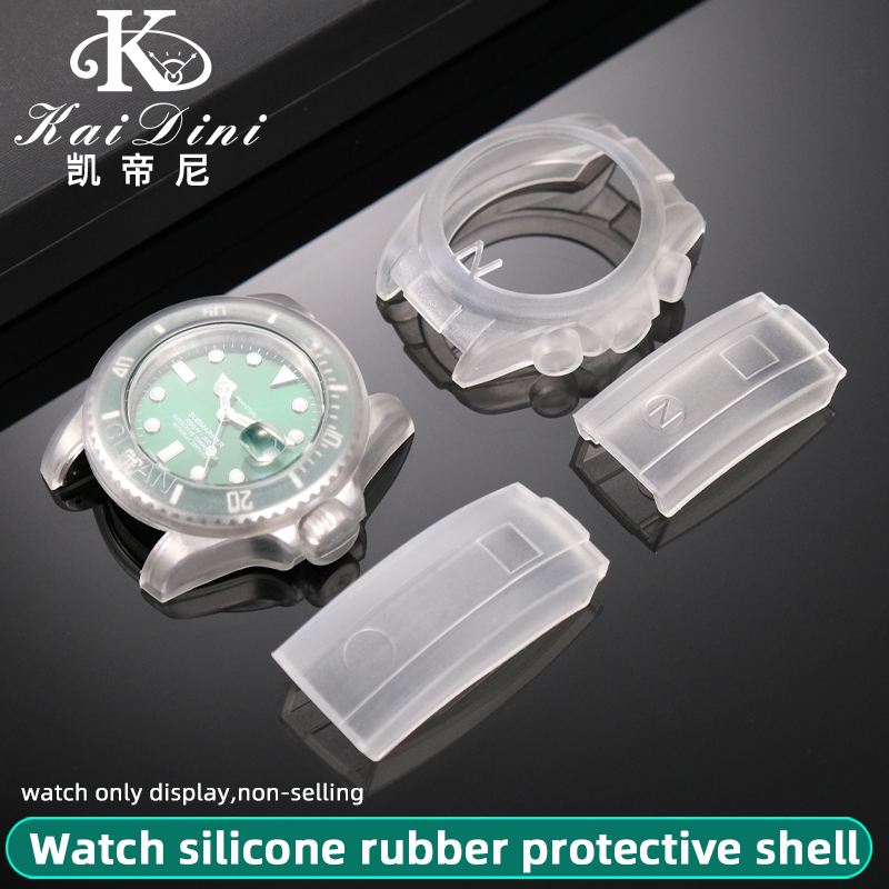 Rolex Watch Submariner - นาฬิกาป้องกันกรณีโปร่งใสป้องกันรอยขีดข่วนกันน้ําซิลิโคนป้องกันฟิล์มสําหรับ Rolex Submariner Daytona 40 มม.นาฬิกากรณี