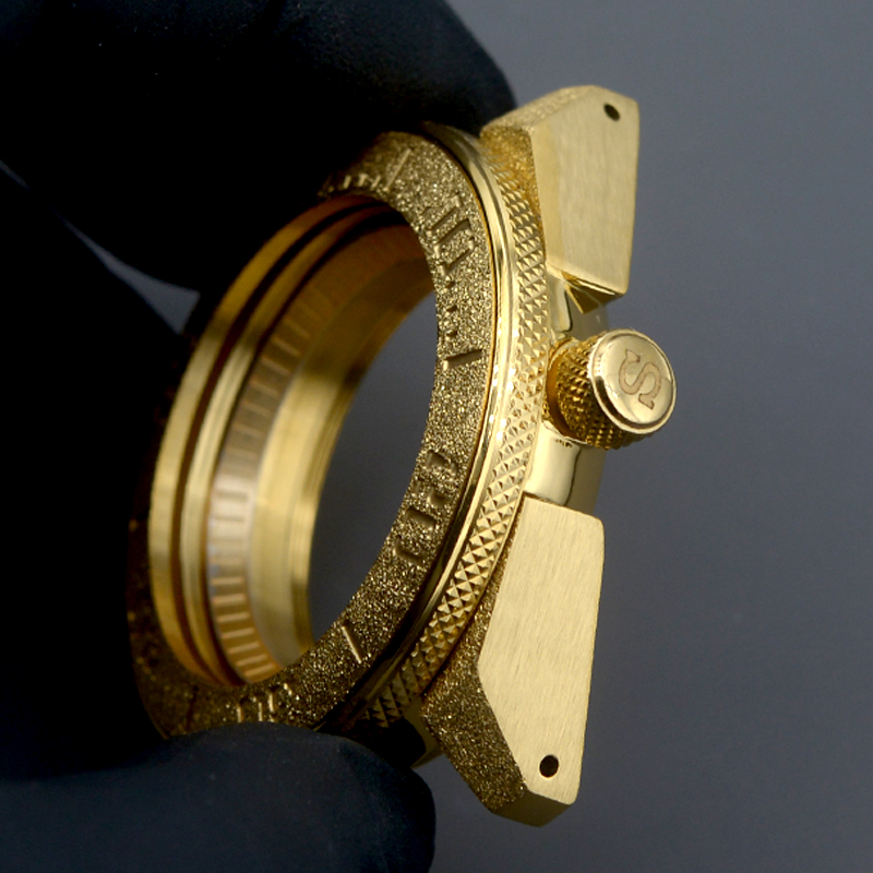 Citizen Watch Tsuyosa - ตัวเรือนนาฬิกา Mod Samurai Gold Grit Nail
