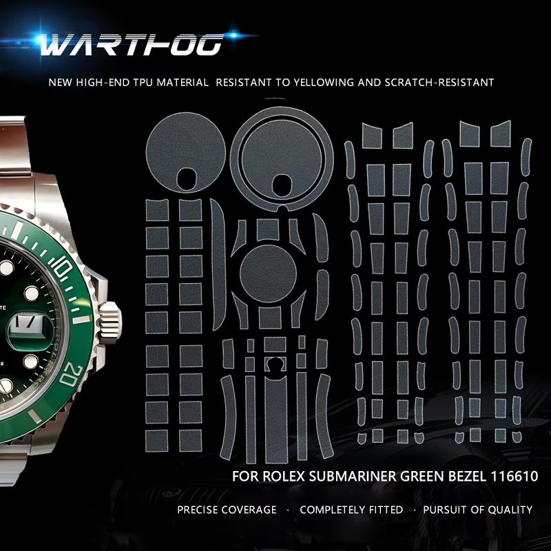 Rolex Watch Submariner - เหมาะสําหรับ Rolex Submariner 116613 นาฬิกาป้องกันฟิล์ม 40