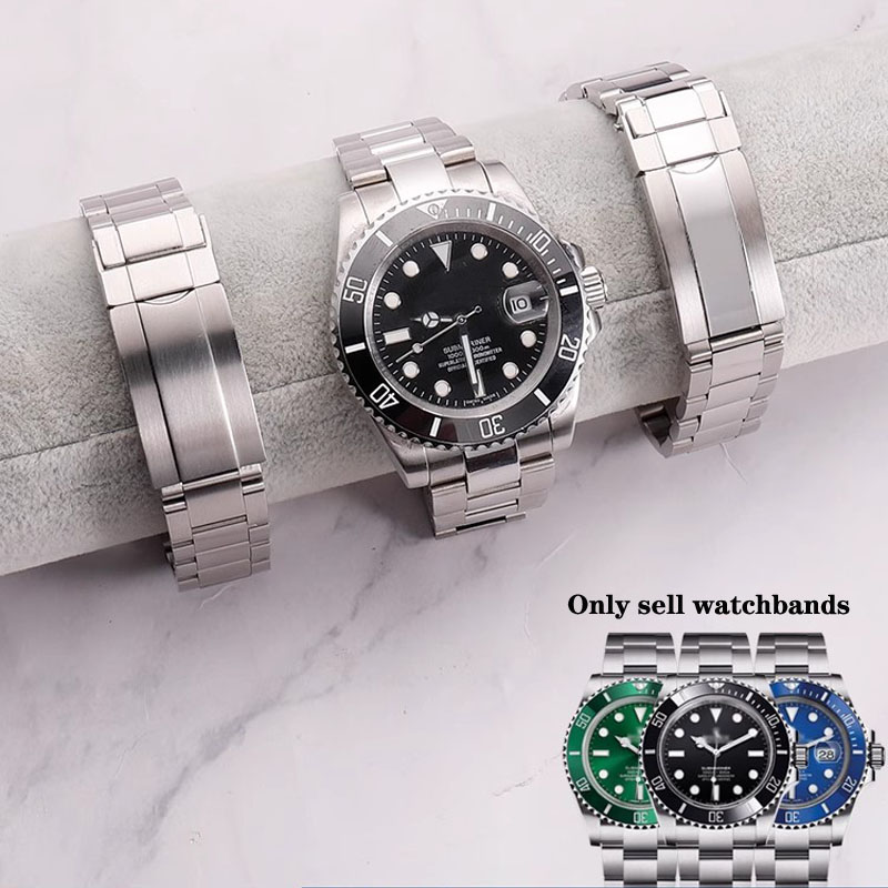 Rolex Watch Submariner - อุปกรณ์เสริมนาฬิกาสําหรับ Rolex Fine-tuning ดึงฟันสายนาฬิกาเข็มขัด 904 เหล็ก