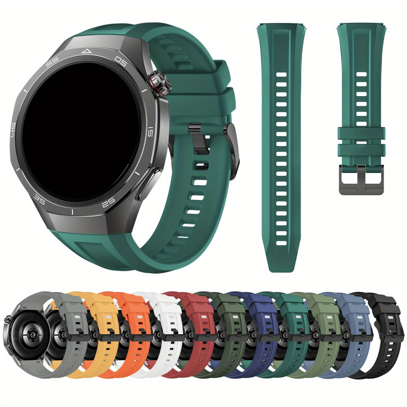 Silicone Watch Band 22Mm - สายซิลิโคนขนาด 22 มม. สำหรับนาฬิกาหัวเว่ย วอทช์ จีที