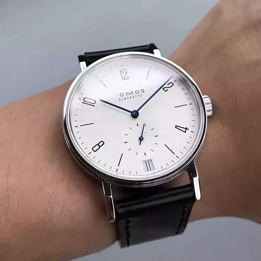 Seiko Watch Presage - นาฬิกาออโตเมติกแบบกลไก Bauhaus ขนาด 38 มม. สำหรับกลไกไขลานอัตโนมัติ