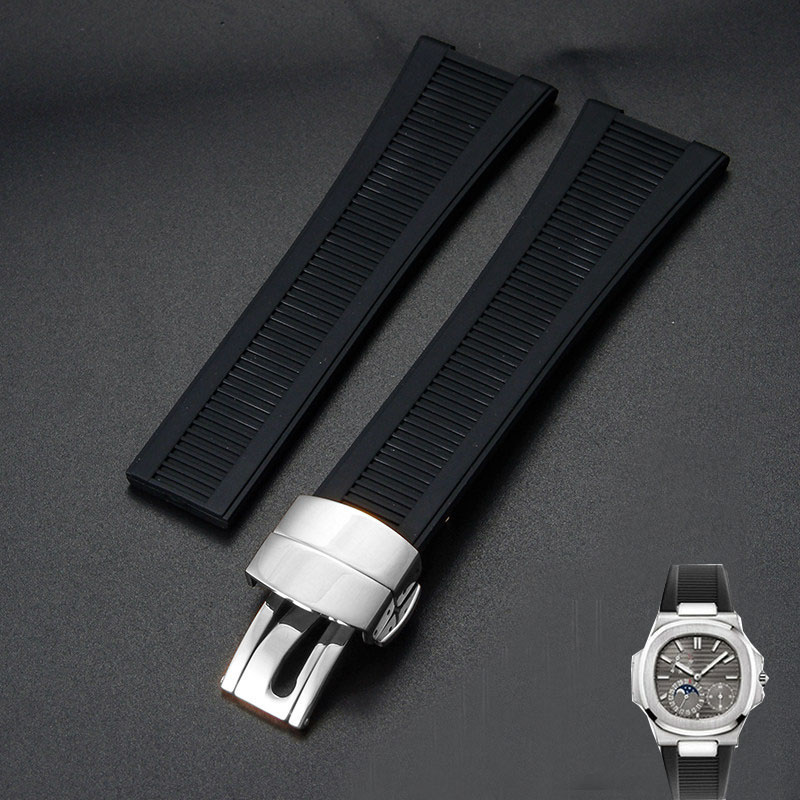 Patek Philippe Watch Nautilus - สายนาฬิกาซิลิโคนสําหรับ Patek Philippe Nautilus 5711 5726