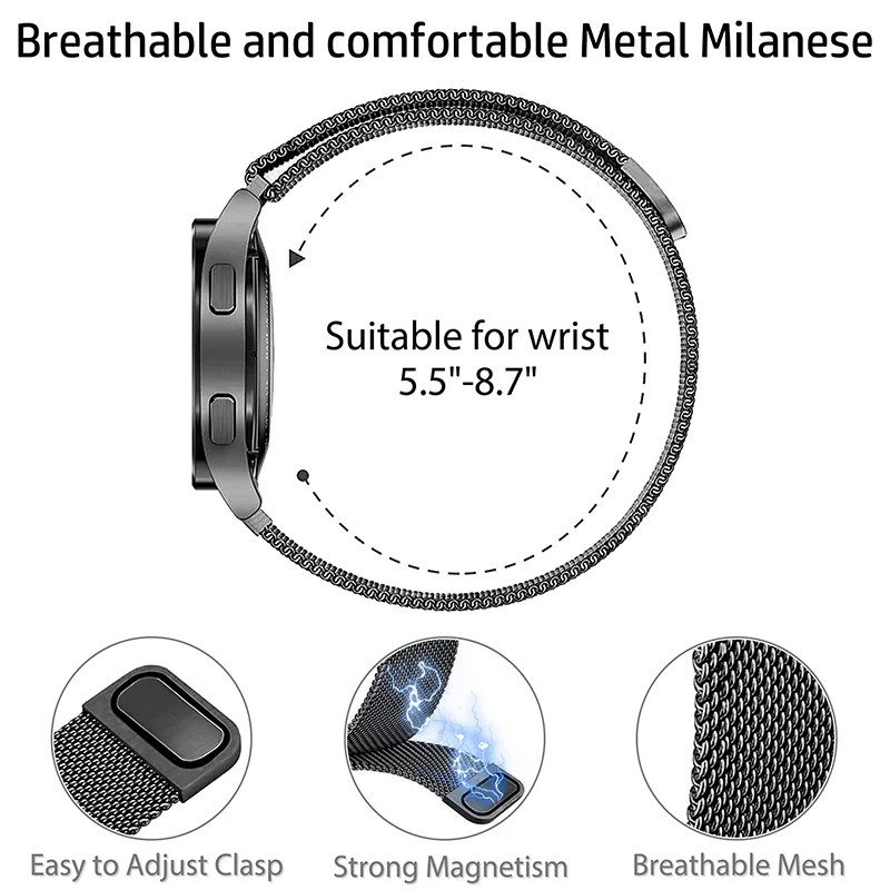 สายนาฬิกา Milanese Loop สำหรับ - Milanese Loop Magnetic บทวิจารณ์และราคา