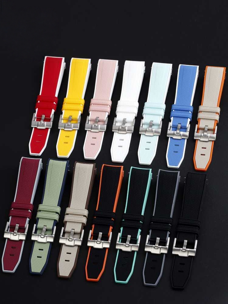 สายนาฬิกาข้อมือยางแบบโค้ง 20 ม - Buckle Pin Ss บทวิจารณ์และราคา