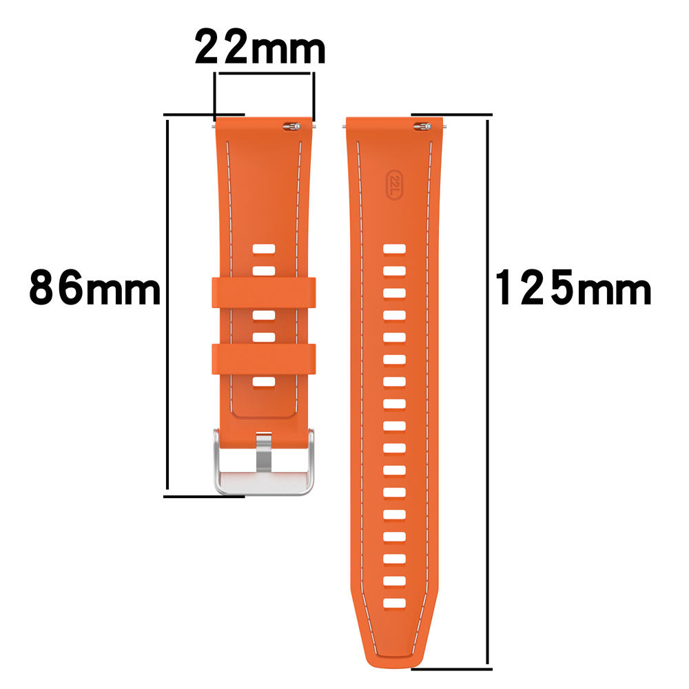 22 มม.เย็บซิลิโคน Universal สํ - Silicone Watch Band 22Mm บทวิจารณ์และราคา
