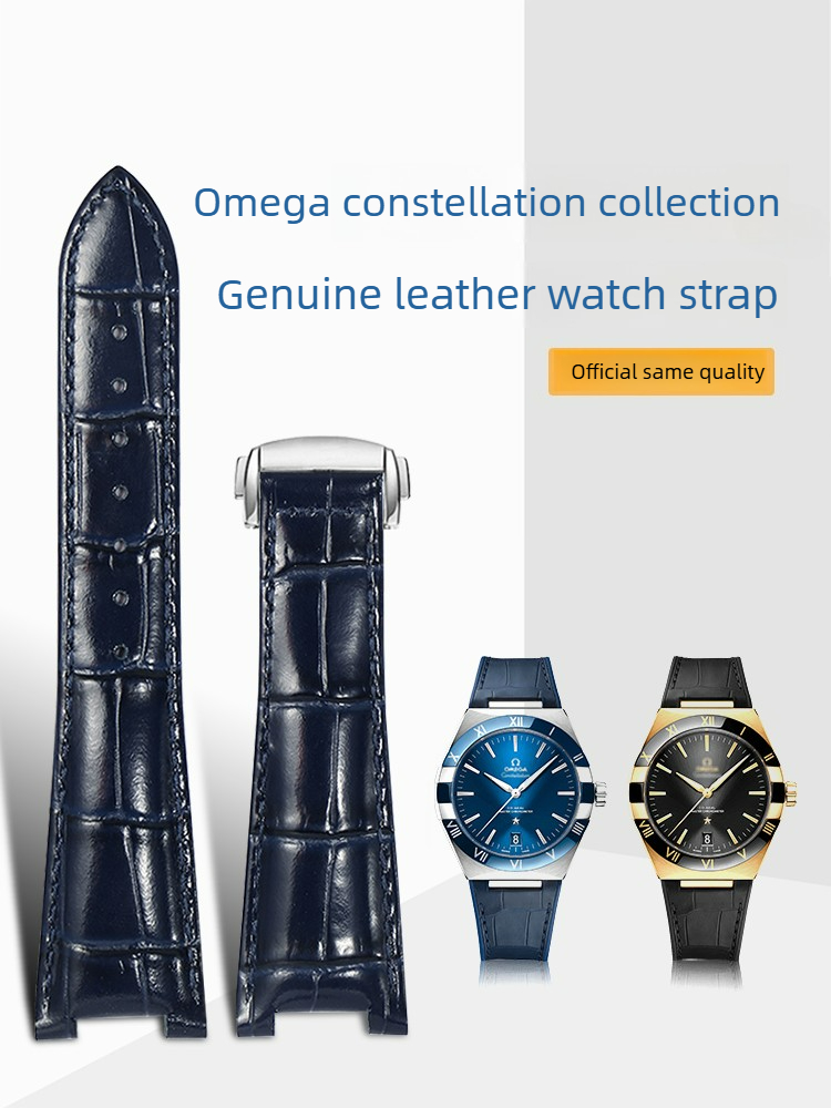 สายนาฬิกาหนังผู้ชายเหมาะสำหรับ - Omega Watch Constellation บทวิจารณ์และราคา