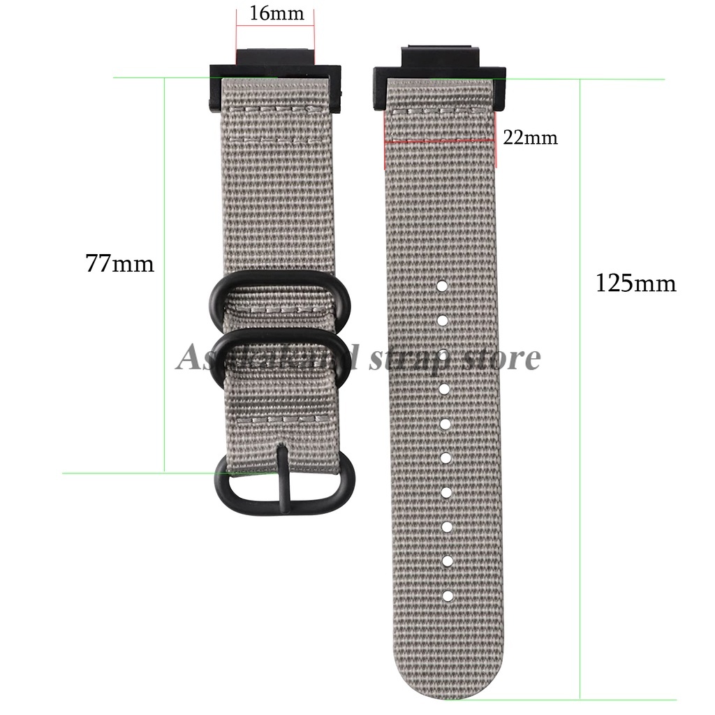 สายนาฬิกาไนลอนสำหรับ DW-5600/5 - Nato Strap Nylon บทวิจารณ์และราคา