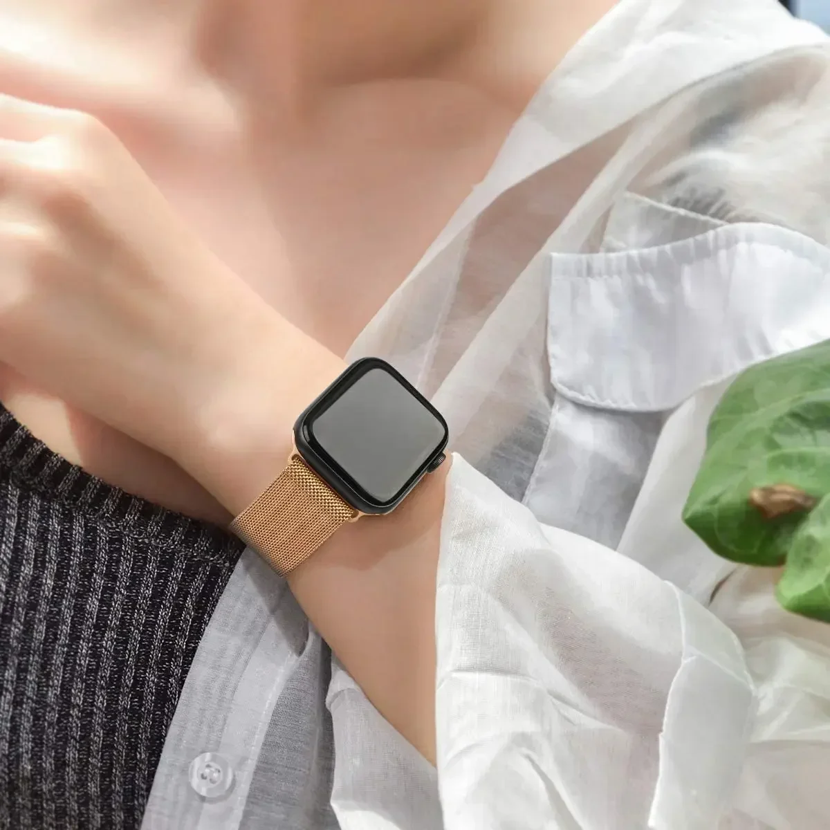 ห่วงแม่เหล็กสําหรับ Apple Watc - Milanese Loop Magnetic บทวิจารณ์และราคา