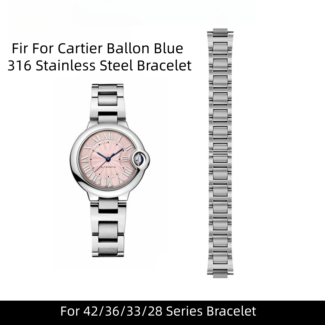 สายนาฬิกาข้อมือสแตนเลสแท้ 316  - Cartier Watch Ballon Bleu บทวิจารณ์และราคา