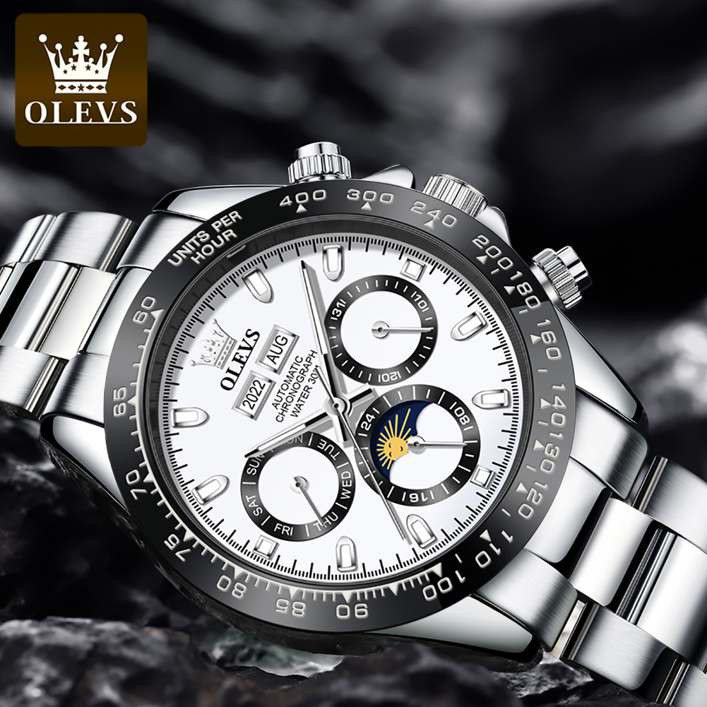 OLEVS 6654 Luxury Mens นาฬิกา  - Cartier Watch Tank บทวิจารณ์และราคา