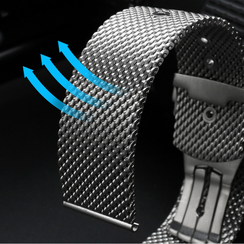 20มม.22มม.แท่งสแตนเลสสตีลตาข่า - Omega Watch Seamaster บทวิจารณ์และราคา