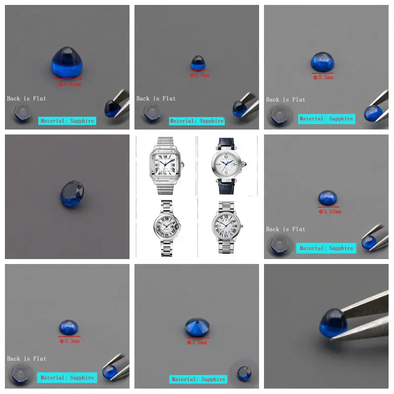 มงกุฎนาฬิกาพร้อมแซฟไฟร์สีน้ำเง - Cartier Watch Ballon Bleu บทวิจารณ์และราคา