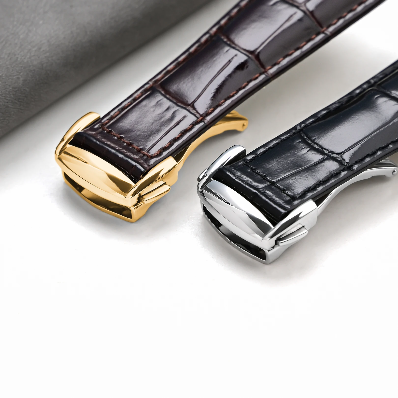 สายนาฬิกาหนังวัวแท้แบบเว้า สำห - Omega Watch Constellation บทวิจารณ์และราคา