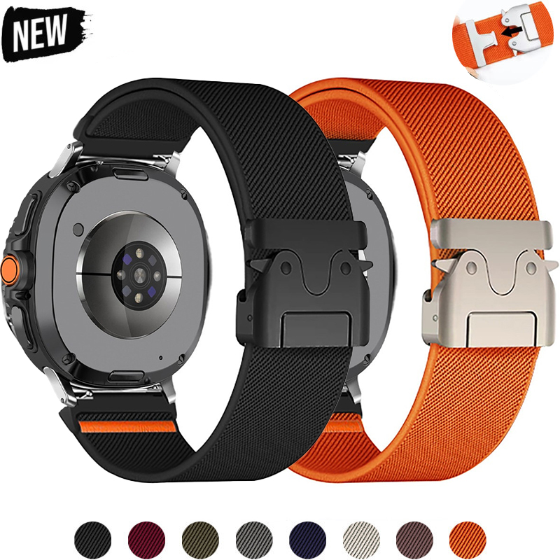 สายไนลอนสำหรับนาฬิกาซัมซุงกาแล - Parachute Strap Elastic บทวิจารณ์และราคา