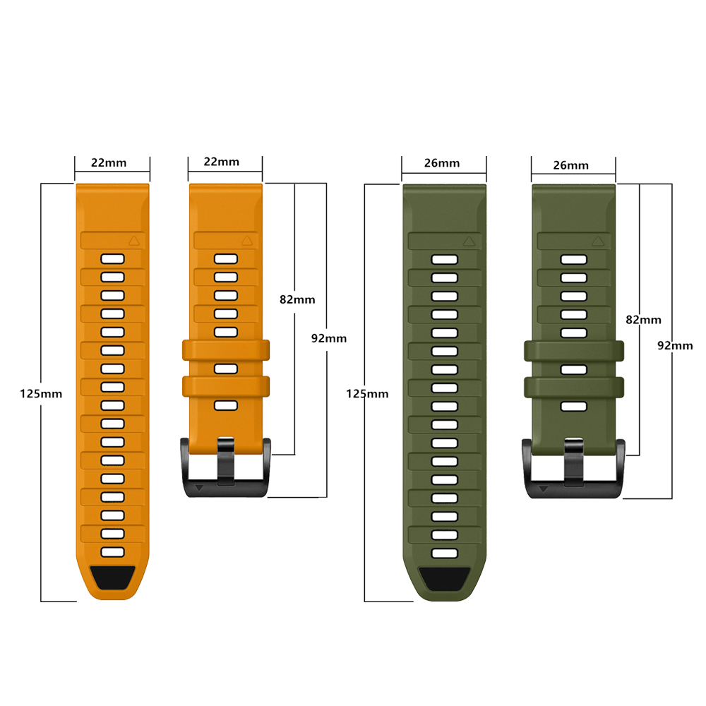 สายนาฬิกา Fenix E 47 มม. แบบ Q - Silicone Watch Band 22Mm บทวิจารณ์และราคา